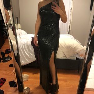 Ralph Lauren Green Sequin Dress Size 4